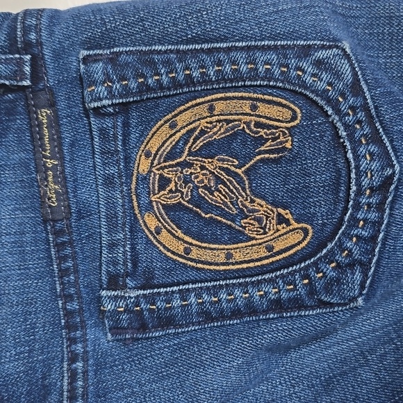 Citizens Of Humanity Denim - Citizens Of Humanity Women's Athena Y2K Boot Cut Jeans with Horse on Pocket